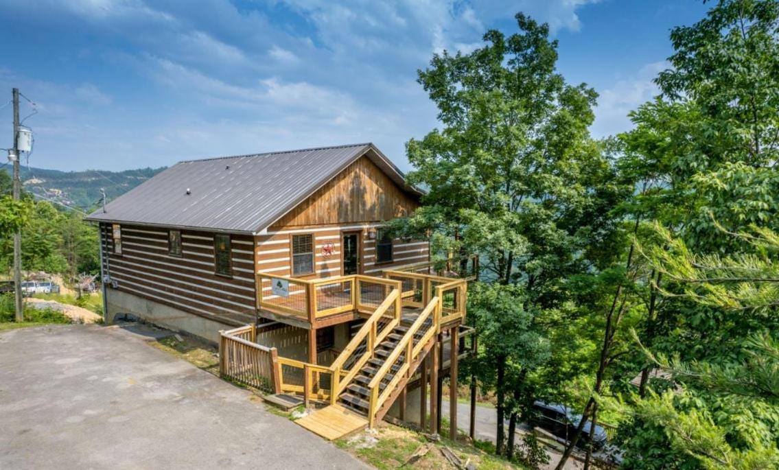 Smoky View With A Twist Villa Pigeon Forge Eksteriør bilde